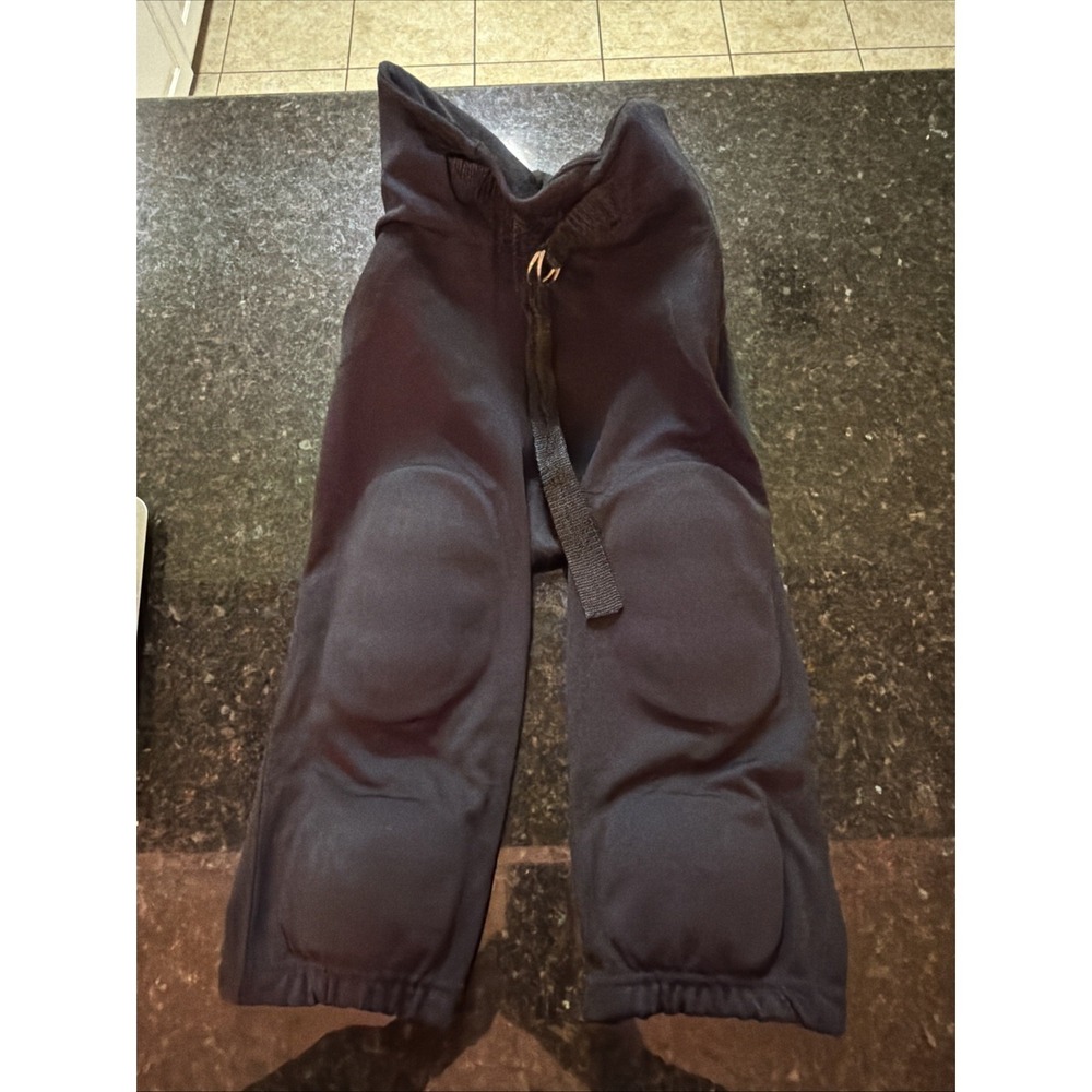 Champro Football‎ Pants YL Youth Black Pads Padding Sports Athletic Boys Buckle